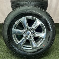 Ford F-150 Chrome 6 Lug Takeoffs 18 Inch OEM Wheels