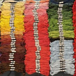 Mona Lisa Cotton Embroidery Floss Mega Lot ( more than 200 bundles)