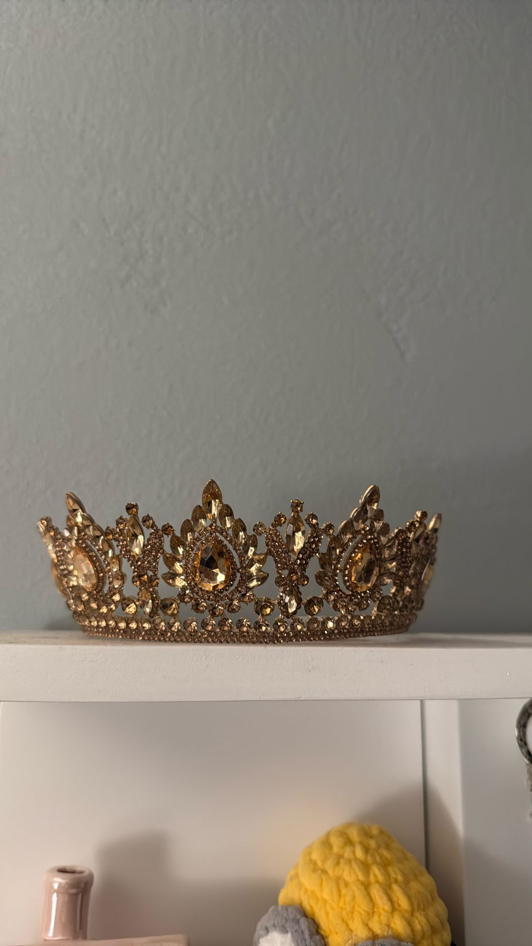 Gold Quinceañera Crown