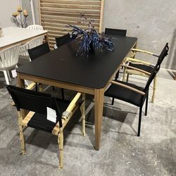 BRAND NEW OPEN BOX Outdoor Dining Set – Die-Cast Aluminum Chairs & Duraboard Table | Sold Separately Available | Commercial Grade | Delivery Available