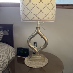 Taupe lamp