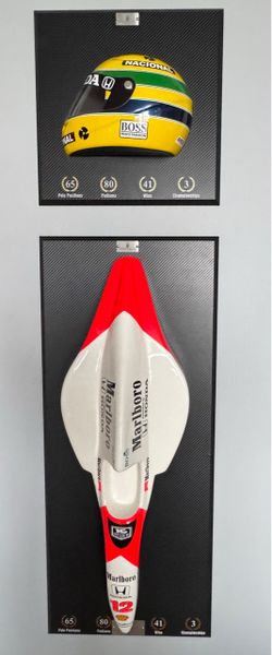 Ayrton Senna Ayrton Senna 1988 McLaren MP4/4 wall set —