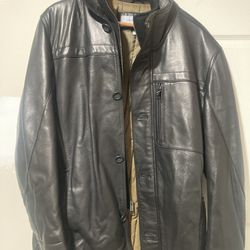 Mens Large Andrew Mark Leather Jacket