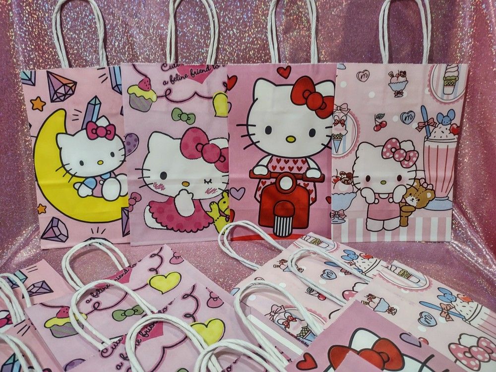 New Hello Kitty Paper Gift Bags -$2.25 Each
