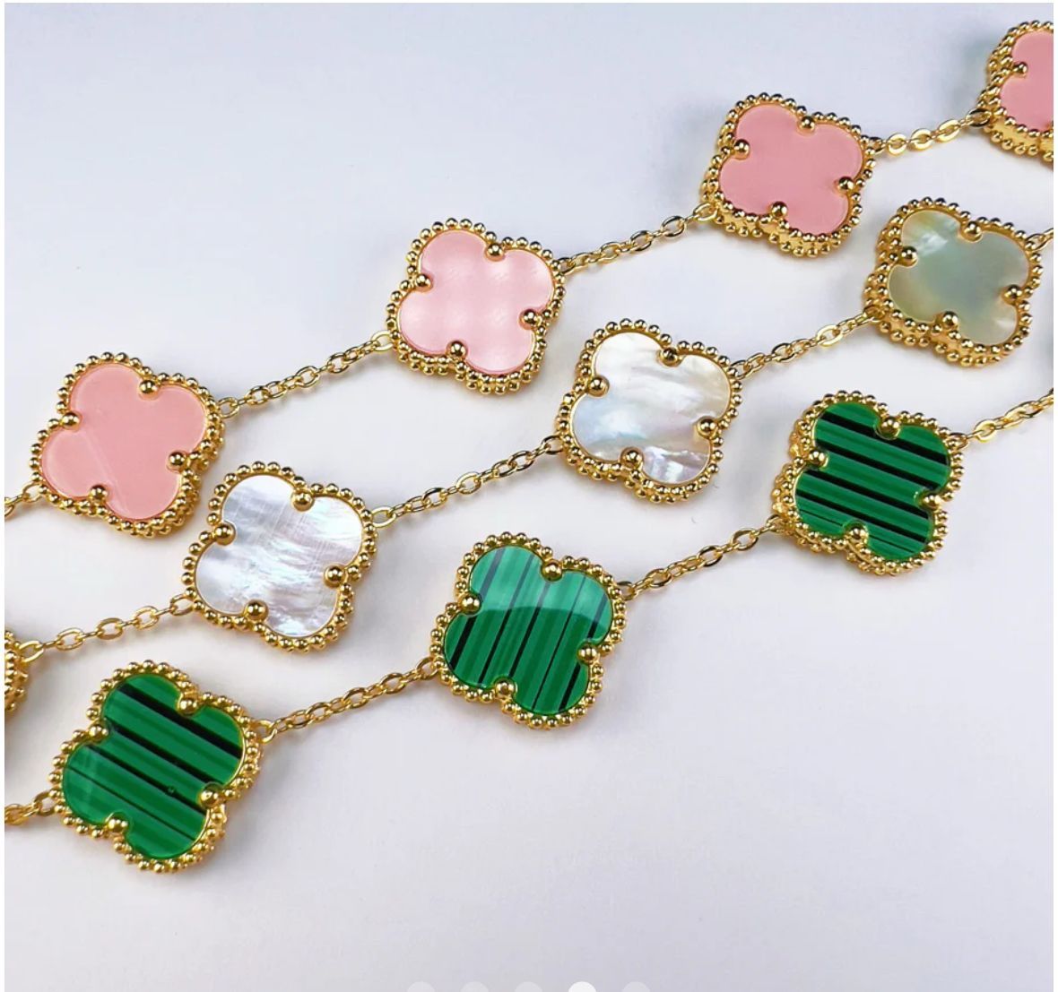 Beautiful Four Clover Bracelet