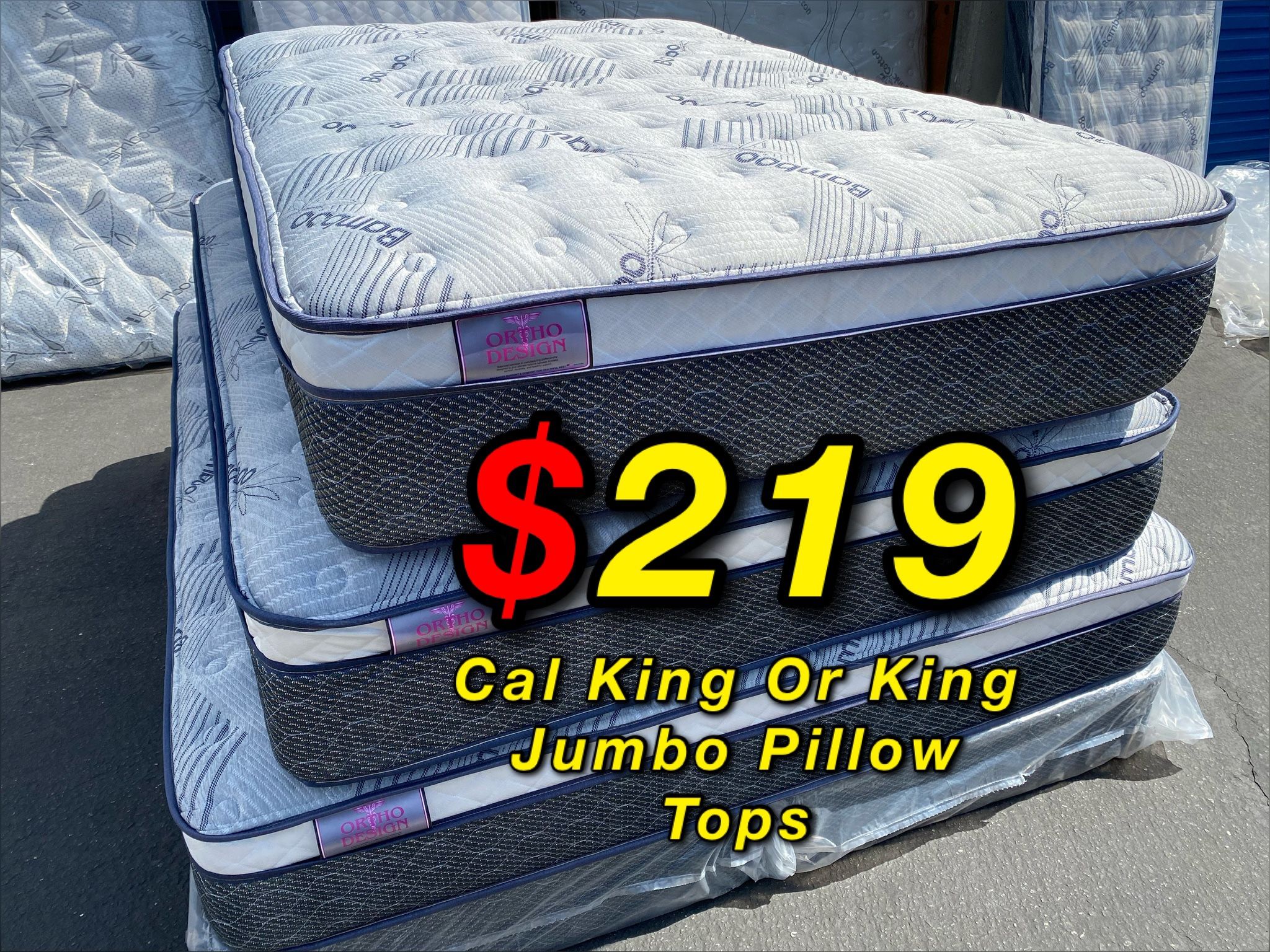 12in King Oasis Thermo Jumbo Pillow Top Mattress,All Products : American Fashion Style Bags On Sale