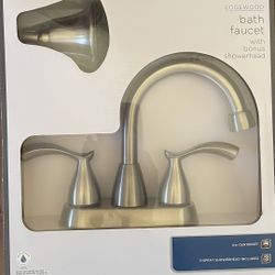 New Bath Faucet, 4” Centerset 