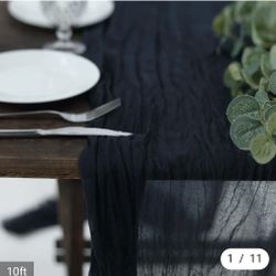 Cotton Gauze Table Runners - Navy (Wedding, Party Tables/Décor) $3/ea