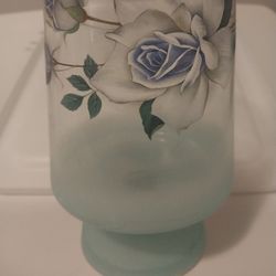 Vintage Floral Accent  Glassware