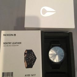 *NEW* Nixon Sentry Leather 