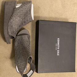 Kenneth Cole Platform Wedge Shoes, Size 6