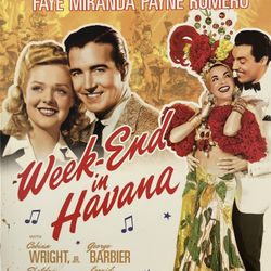 WEEK-END In HAWAII (DVD-1941) Alice Frye + Carmen Miranda + John Payne!