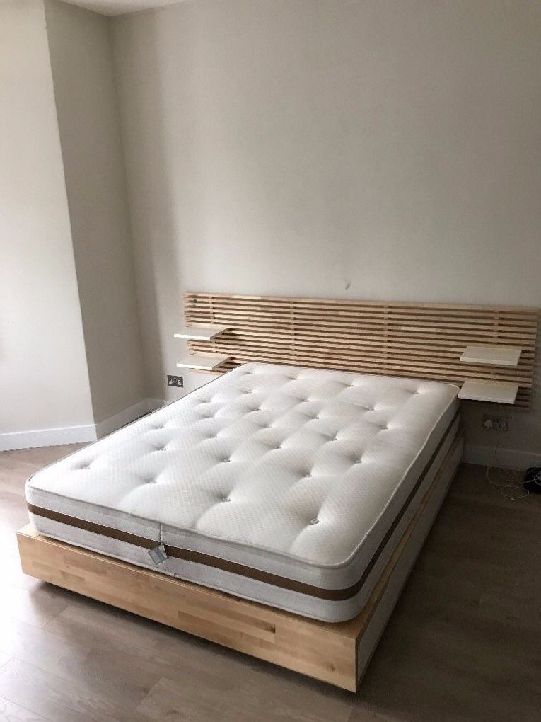 Ikea Mandal Queen bed frame and headboard