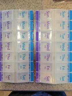 7 Day Pill Organizer Box