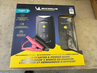 Michelin 10,000mAh Portable Jump Starter & Power Bank