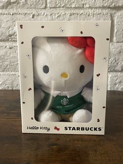 limited edition starbucks hello kitty plush
