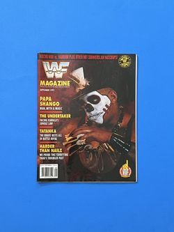 WWF WWE Vintage Wrestling Magazine Sept 1992