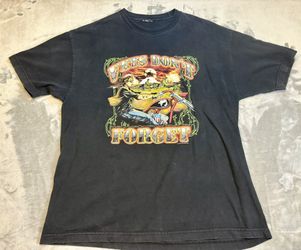 Vintage T Shirt POW MIA Vets Dont Forget Biker Faded No Tag 