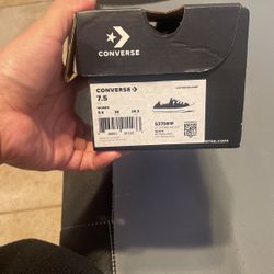 Black Converse Size 7.5. $15.00