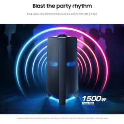 PRICE REDUCED! Samsung MX-T70 1500W Sound Tower