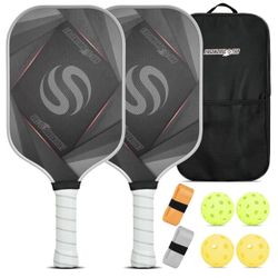 🏓 Brand New Ergonomicstar Pickleball Paddles Set – T700 Carbon Fiber 🎾