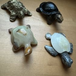 Stone & Metal Turtles