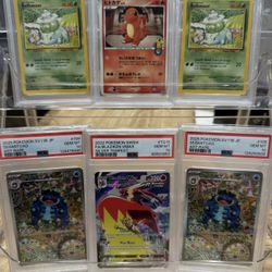Pokemon PSA Slabs