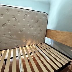 Bed frame and mattress