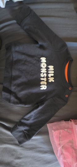 3-6m Kids Milk Monster Graphic Sweatshirt