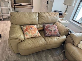 Leather couches