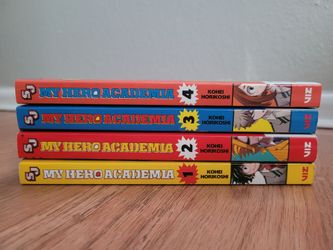 My Hero Academia Manga Volumes 1–4