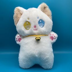 (NEW) White Kawaii Cat Plush Stuffed Animal (PERFECT FOR VALENTINE’S DAY)