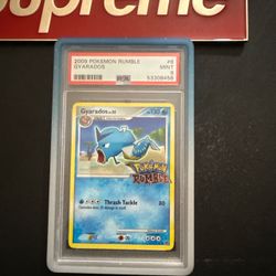Psa 9 rumble gyarados vintage low pop pokemon card