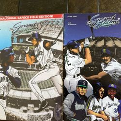 RARE 1999 Seattle Mariners Grand Salami Farewell Kingdome inaugural Safeco Field Editions
