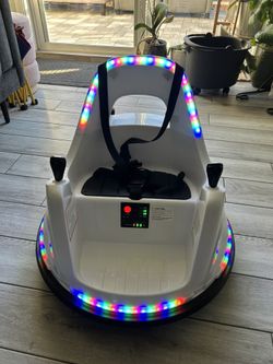 Kidzone Electric Bumper Car (White)