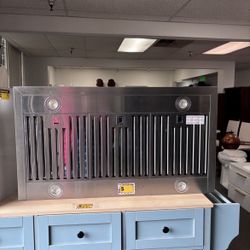 New Brano Voice Control 36" 900 CFM Convertible Insert Range Hood in Stainless Steel w/LED Light