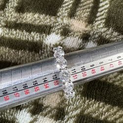 Sterling Silver Cubic Zirconia Ring 