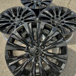 Lexus GX460 19” Gloss Black Wheels Rims Rines 