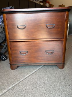 Wood File Cabinet
