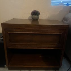 Wooden Side Table With Drawer