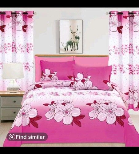 8-Piece Bed Set with Curtains – King & Queen Sizes – New!

Luxury Bed Set + Curtains – 8pcs – Multip