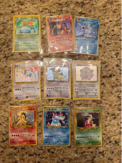 Authentic pokemon cards in English/japanese