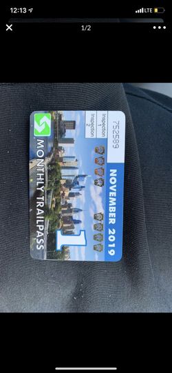 Trail pass for December now