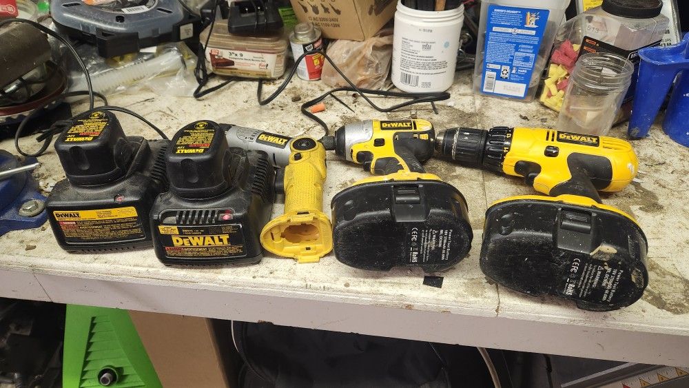 Dewalt Impact Driver, Drill and Screwdriver