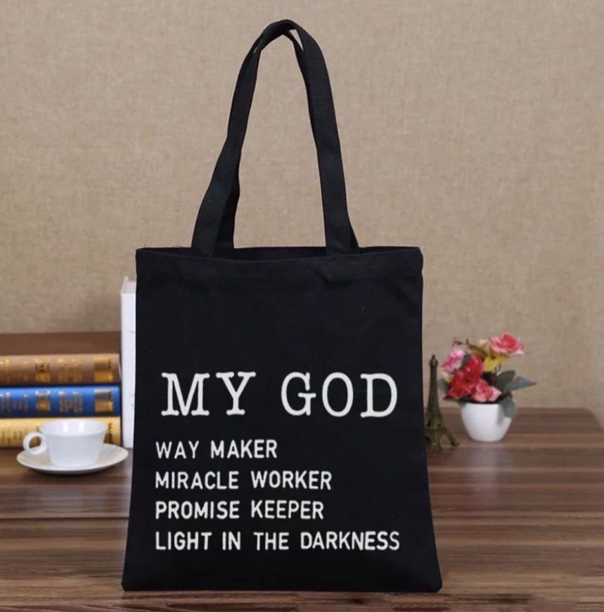 Brand New My God Waymaker Tote Bag Christian Gift 