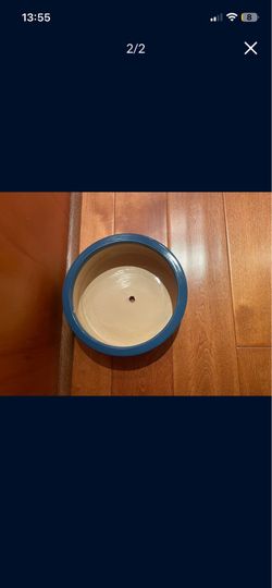 Blue Plant Pot, Great For Succulents!!