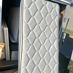 Twin Mattress And Boxspring And Frame 