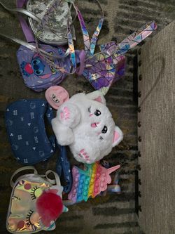 7 different purses/bags for little girl