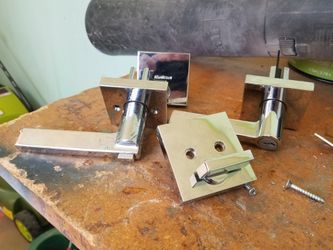 Square Kwikset keyed entry and deadbolt