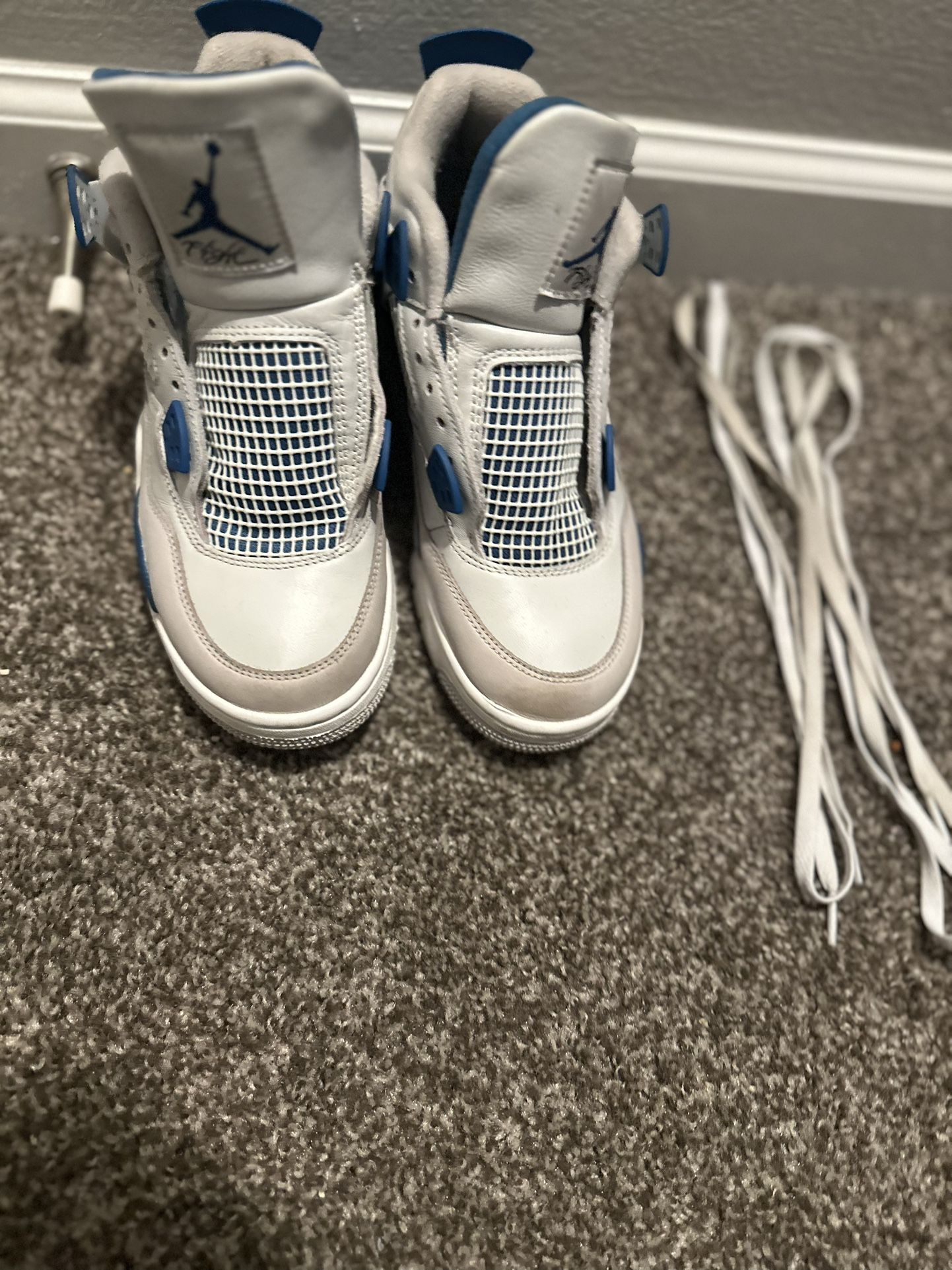 Jordan 4s (blue Military)